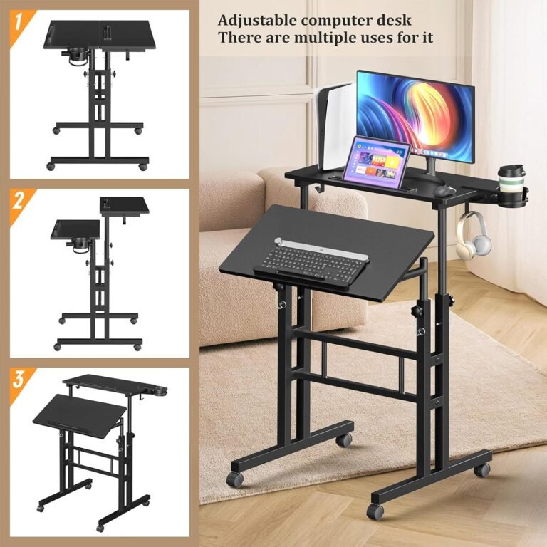 Small Standing Desk with Wheels 4 81QEuweiML. AC SL1500 81QEuweiML. AC SL1500
