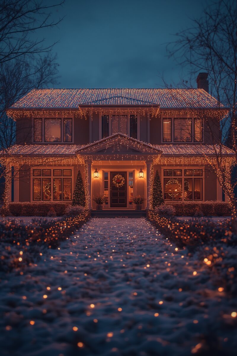 AI Christmas lights - Illustration 1