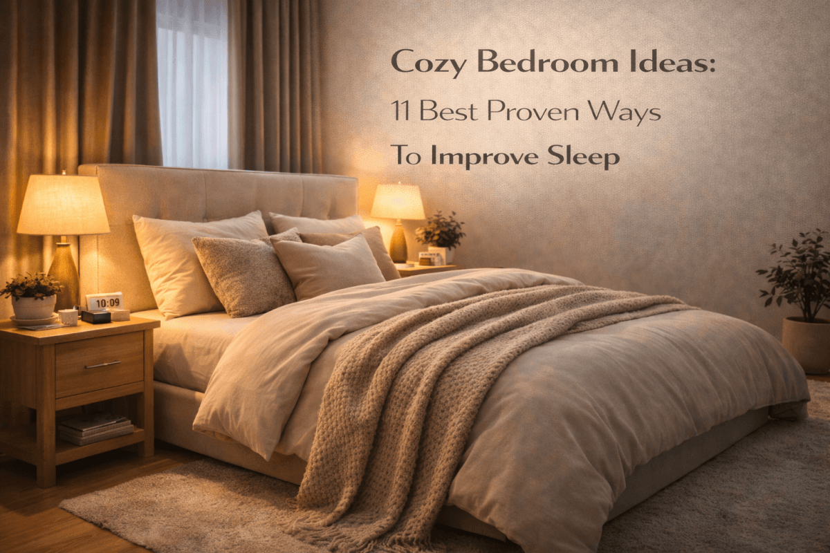 Cozy bedroom ideas: 11 Best Proven Ways To Improve Sleep