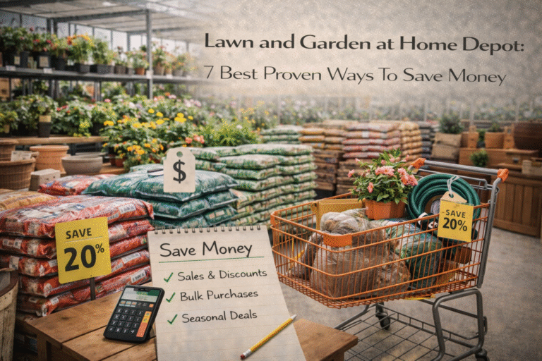 lawn and garden at home depot: 7 Best Proven Ways To Save Money