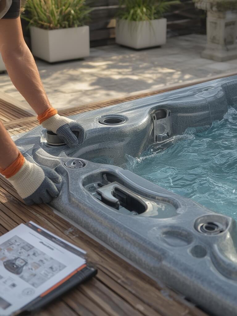 Outdoor jacuzzi ideas illustration 2