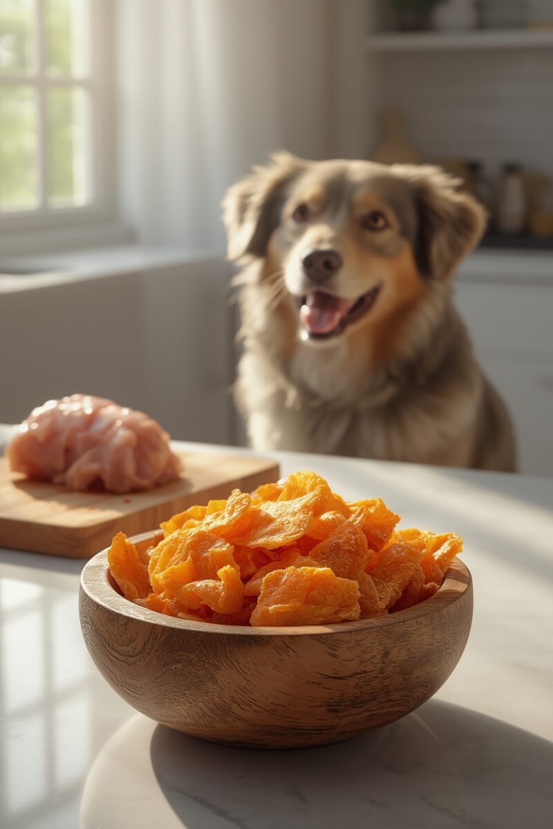 Waggin' Train Chicken Jerky Dog Treats made from real chicken breast