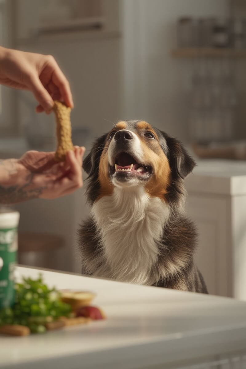 dental treats packaging and Greenies chews
