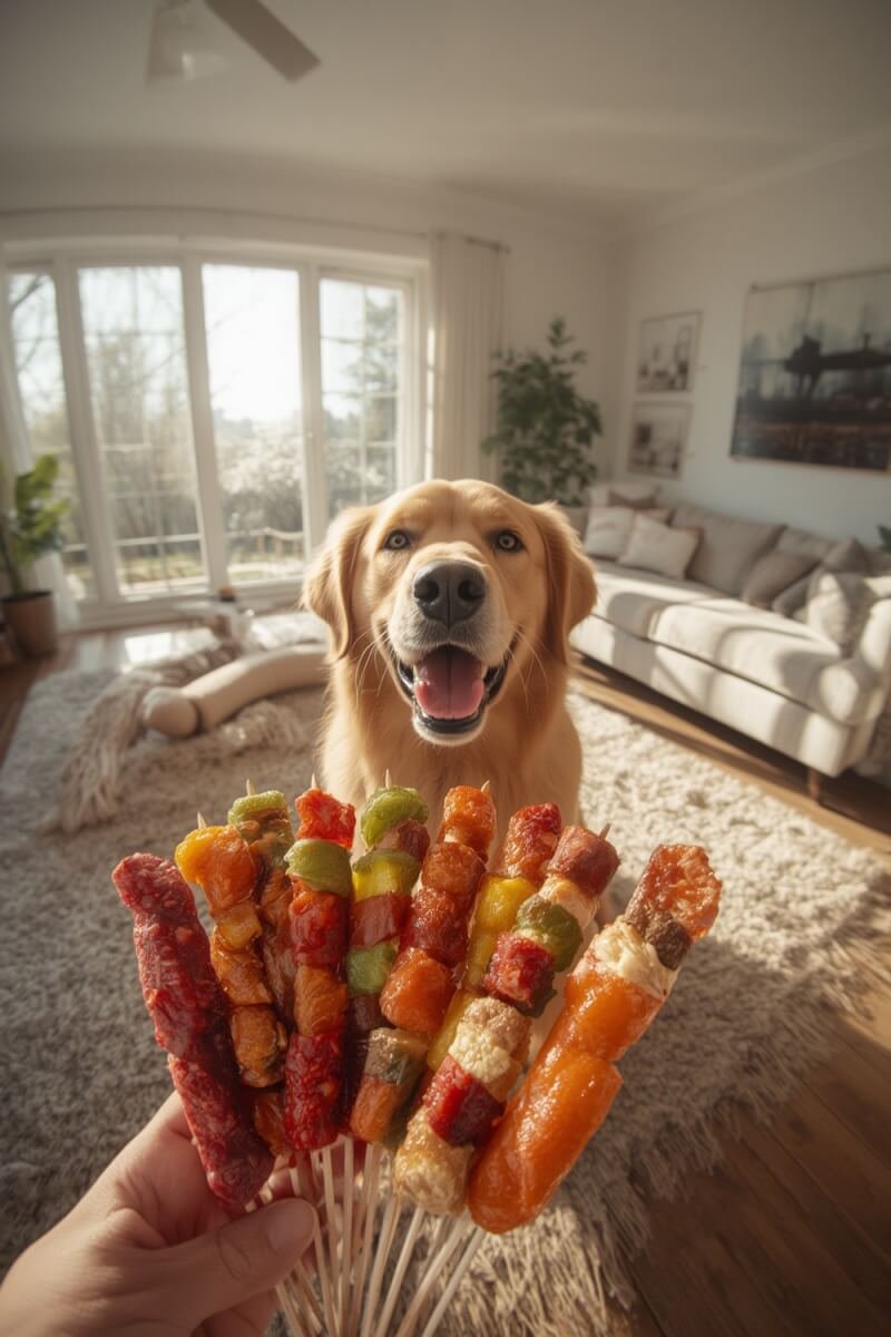 dog chews kabob treats