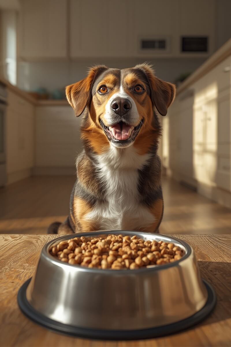 Dog Food: 10 Ultimate Guide For Amazing Nutrition In 2026 1 Dog food in bowl with nutritious kibble and chicken barley recipe