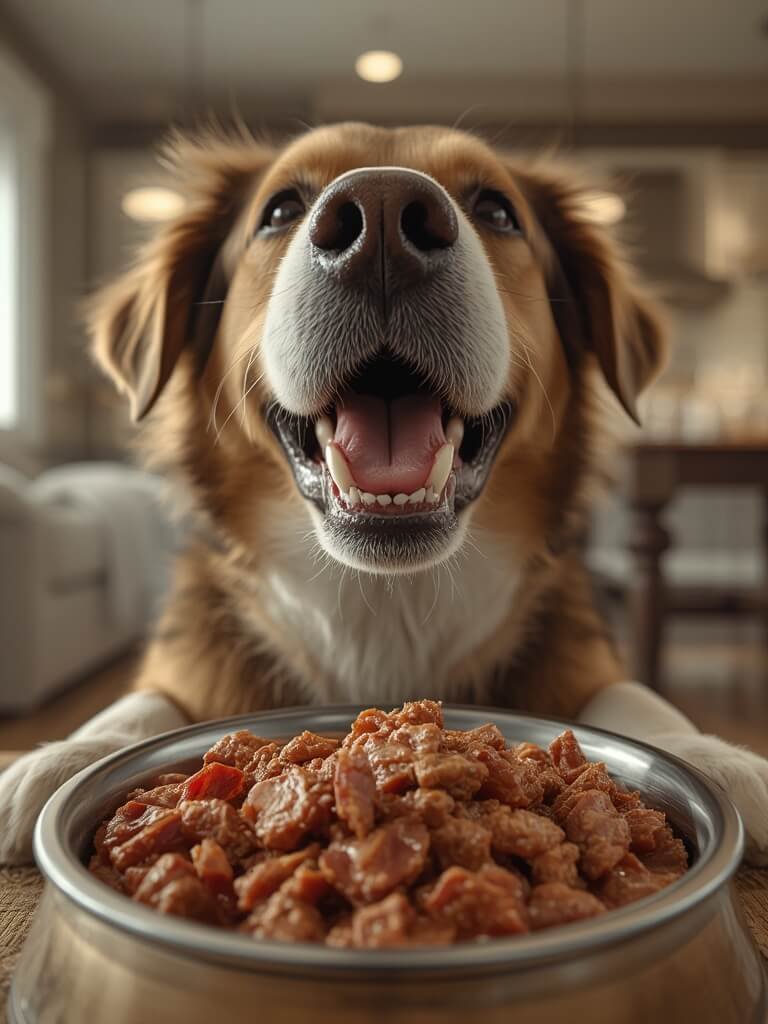 pedigree chopped dinner beef bacon wet dog food pouch