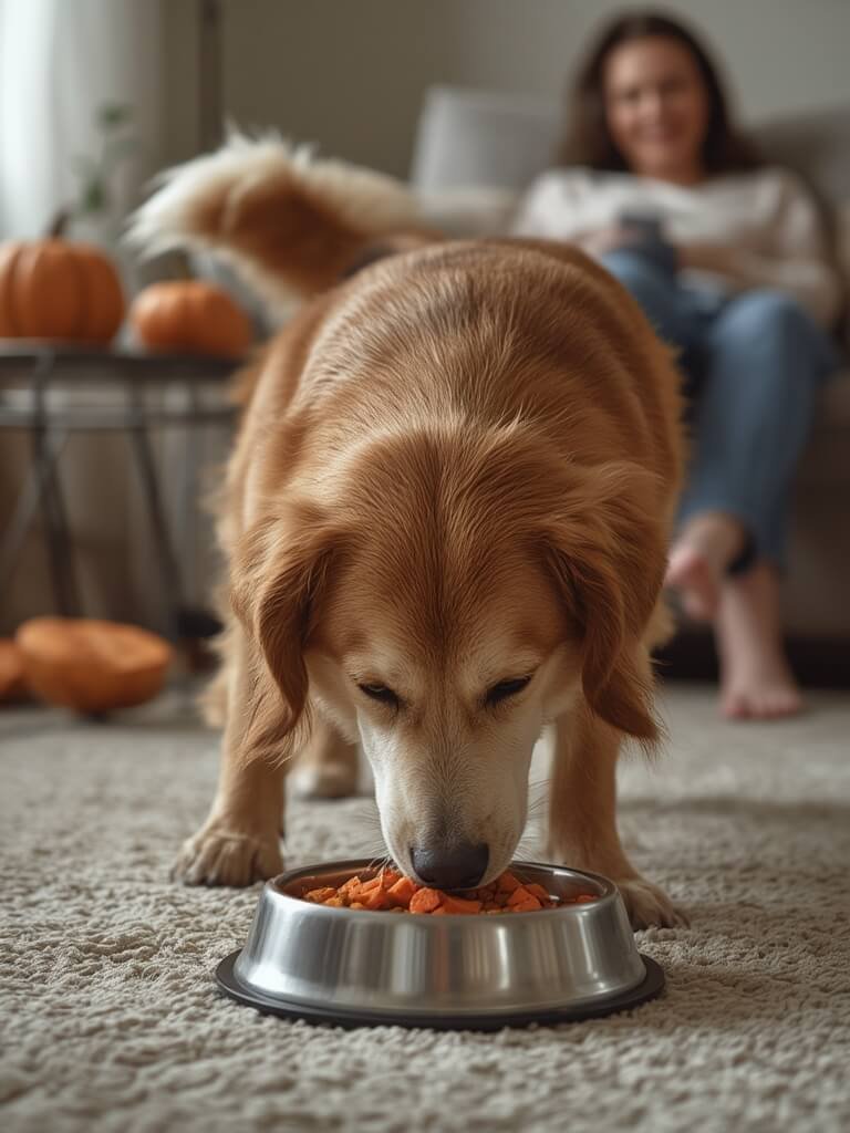 grain free dog food sweet potato salmon scoop