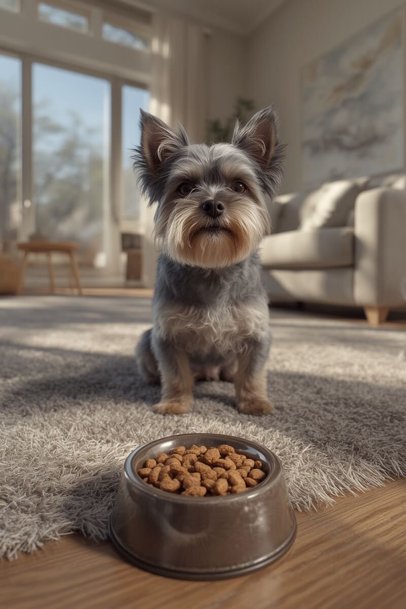 senior dogs eating healthy Blue Buffalo dry dog food