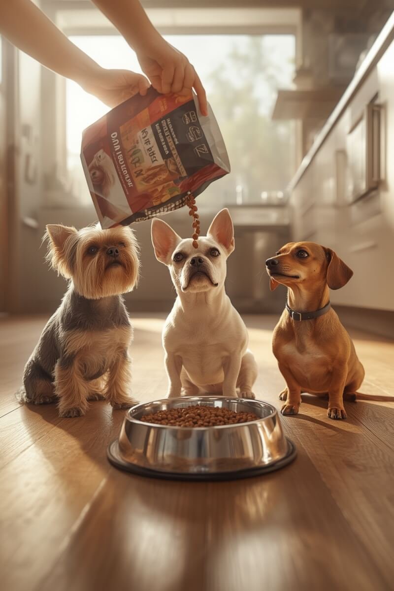 Small Dogs: 7 Ultimate Checklist For Best Feeding In 2026 1 small dogs enjoying specialized dry dog food