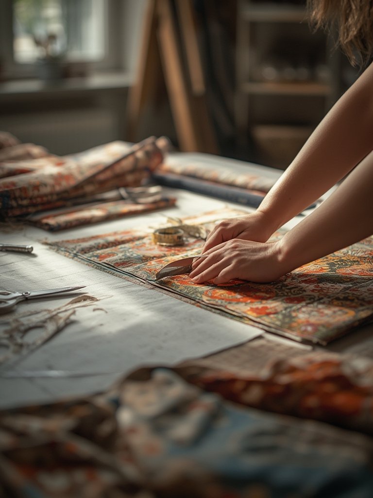 home decor fabric illustration 2