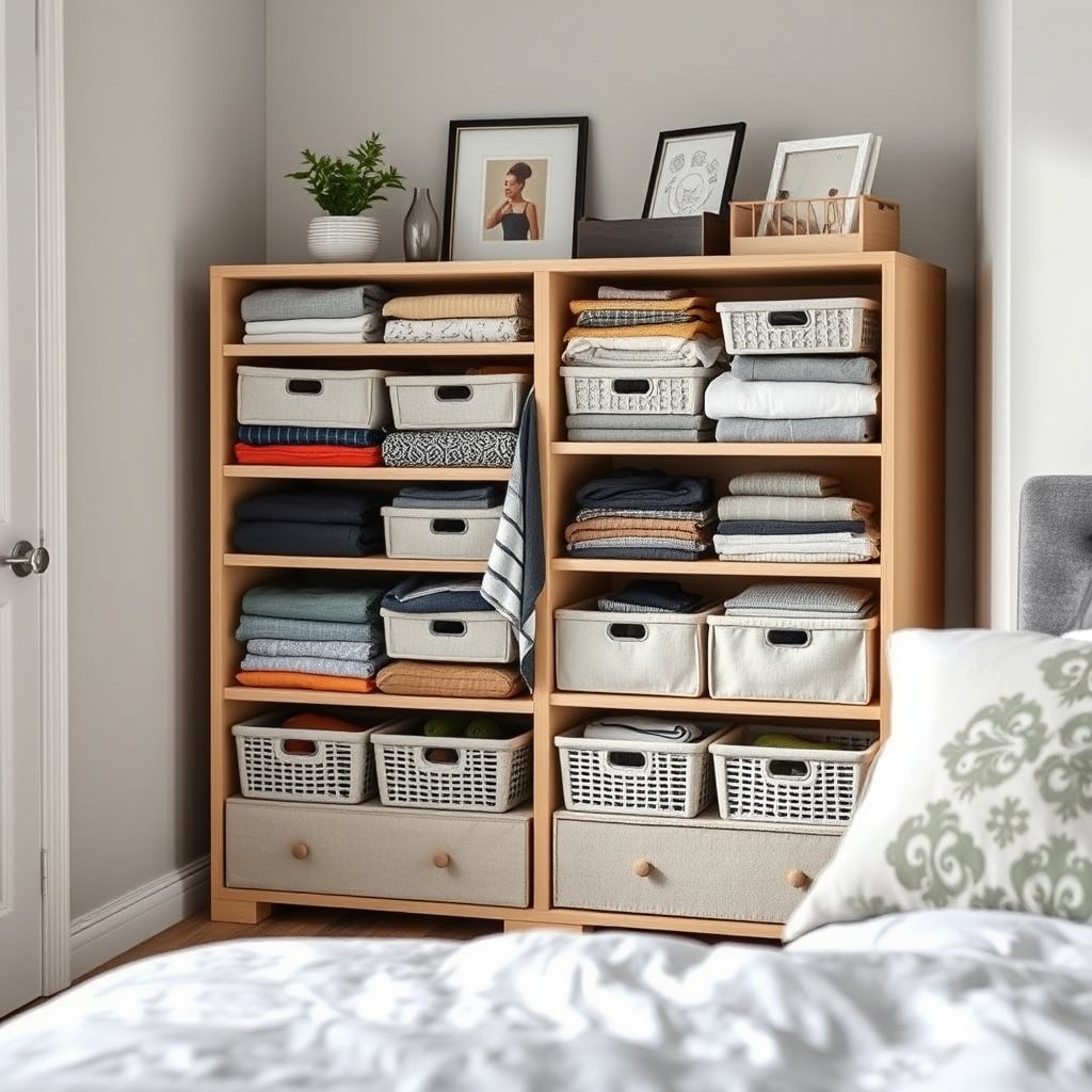 dresser organizer in action