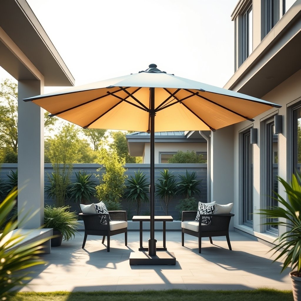 best patio umbrella for wind - Illustration 1
