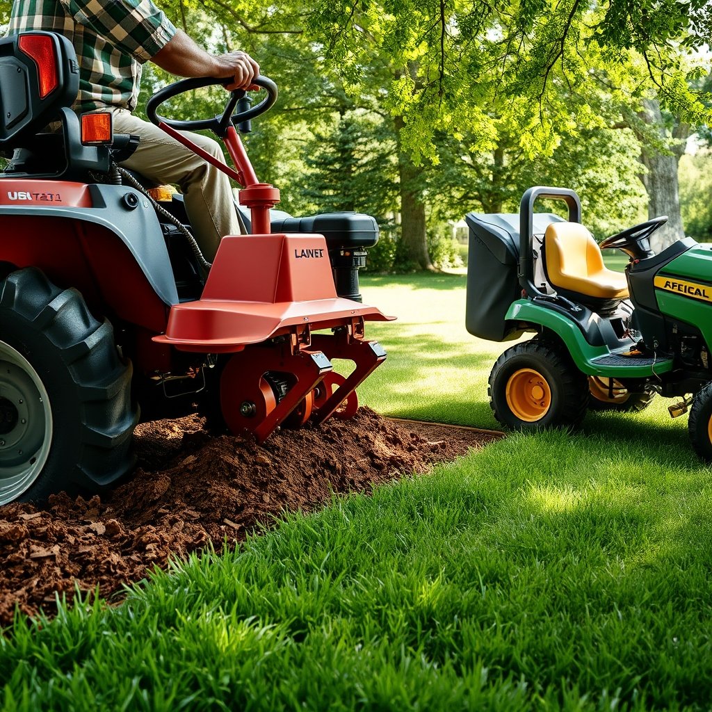 lawn vs garden tractor - Illustration 2
